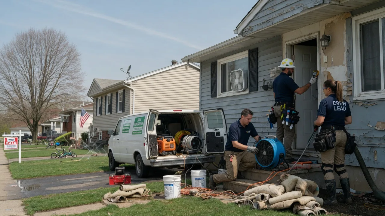 Flood Cleanup in Lewisburg, PA near me